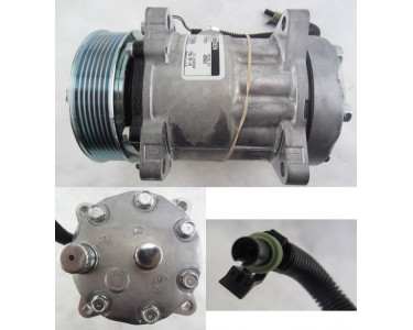 14-SD4294NC - NEW OEM SANDEN WITH CLUTCH SD7H15 - 7 POLY CLUTCH - 12v