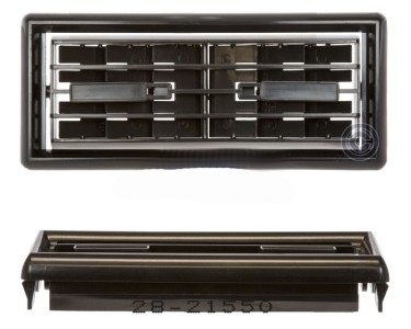 LOUVER ASSY 152-1 W/233-S BLACK (Min order of 150 units).