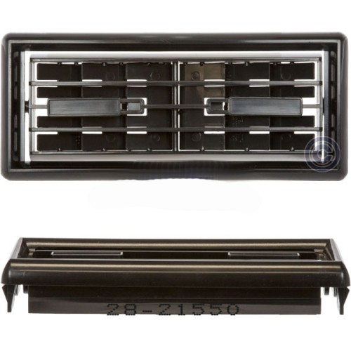 LOUVER ASSY 152-1 W/233-S BLACK (Min order of 150 units).