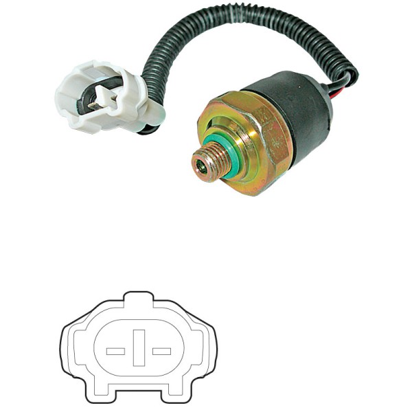 RAD., CONDENSER FAN PRESS. SWITCH R12, R134A - MAL