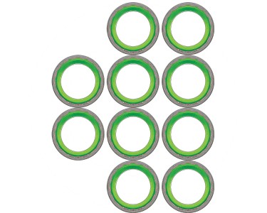 10 PK, SEALING WASHER - SLIM LINE - 17.07MM I.D. 43-MT1209