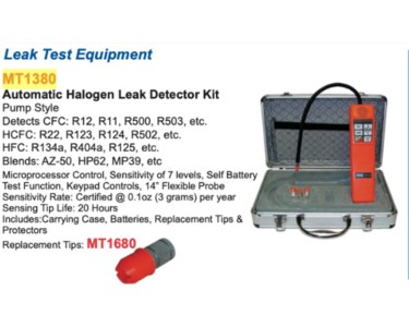 LEAK DETECTOR, AUTOMATIC HALOGEN LEAK DETECTOR