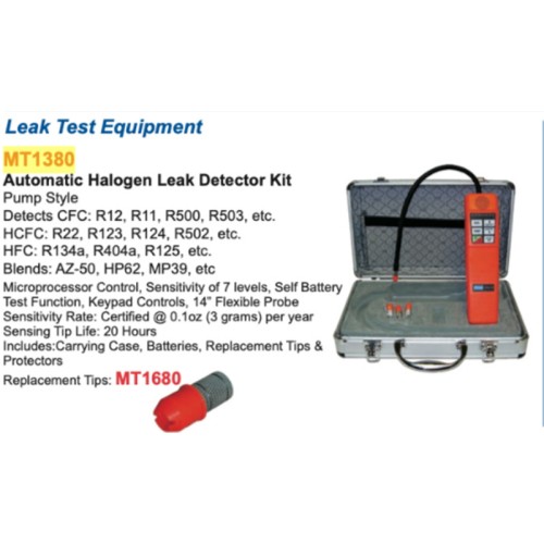 LEAK DETECTOR, AUTOMATIC HALOGEN LEAK DETECTOR