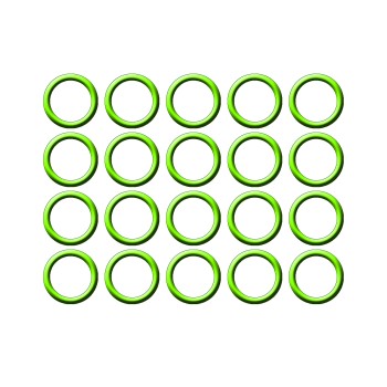 20 PER GREEN HNBR O-RING .545 I.D. x .078 C/S