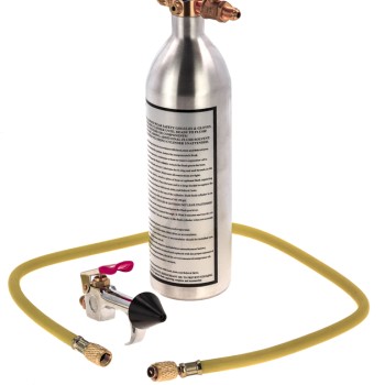 A/C FLUSH CYLINDER W/GUN A/C FLUSH CYLINDER W/GUN