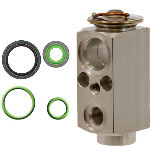 EXPANSION VALVE BLOCKKit-Block Valve w/Orings-Seals
