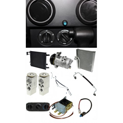 2011 JEEP WRANGLER A/C KIT, WITH MANUAL TRANSMISSION, WITHOUT REAR DEFROSTER, WITHOUT ATC - CK-11M