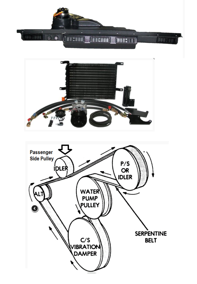 1991-1995 YJ Wrangler AC Kit  Liter Engine
