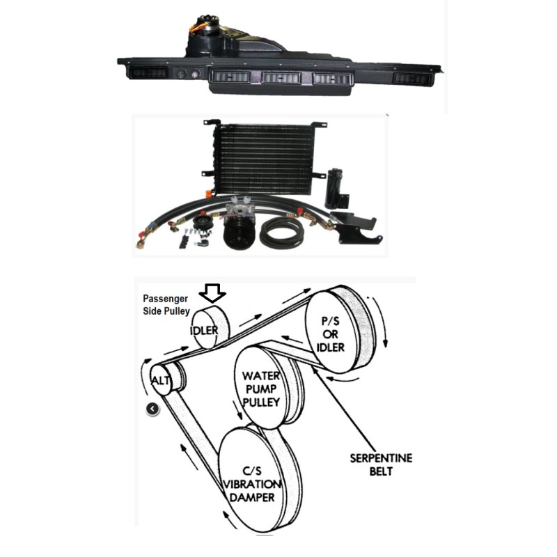 1991-1995 YJ Wrangler AC Kit 4.0 Liter Engine 1991-1995 YJ Wrangler AC Kit 4.0 Liter Engine