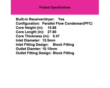 COND PFC NISSAN ALTIMA W/RD - 92100-9HE1A COND PFC NISSAN ALTIMA W/RD - 92100-9HE1A