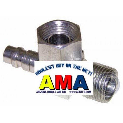 SERVICE VALVE #10 X 10 FITTING W/R134A PORT