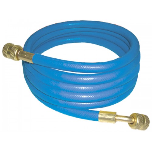 R12 REPLACEMENT 96" HOSE W/ AUTOMATIC ANTI BLOWBACK - BLUE