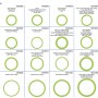 ULTIMATE - 24 COMPARTMENT KIT O-RINGS .724 TO 1.42