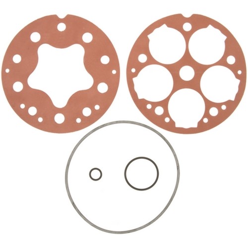 GASKET KIT SANDEN FIBER W/GREEN ORINGS