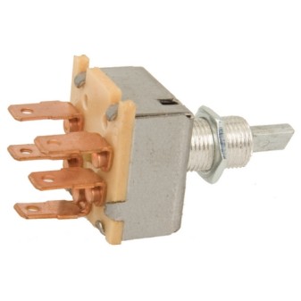 SWITCH ROTARY FAN 3 SPEED 4POS W/ LONG SHAFT & NUT SWITCH ROTARY FAN 3 SPEED 4POS W/ LONG SHAFT & NUT