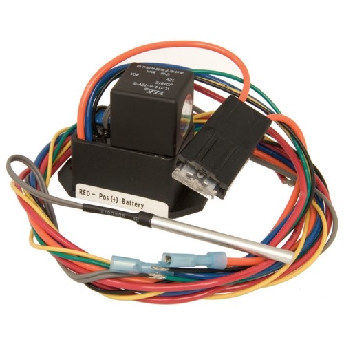 THERMOSTAT FAN W/RELAY AND WIRE HARNESS